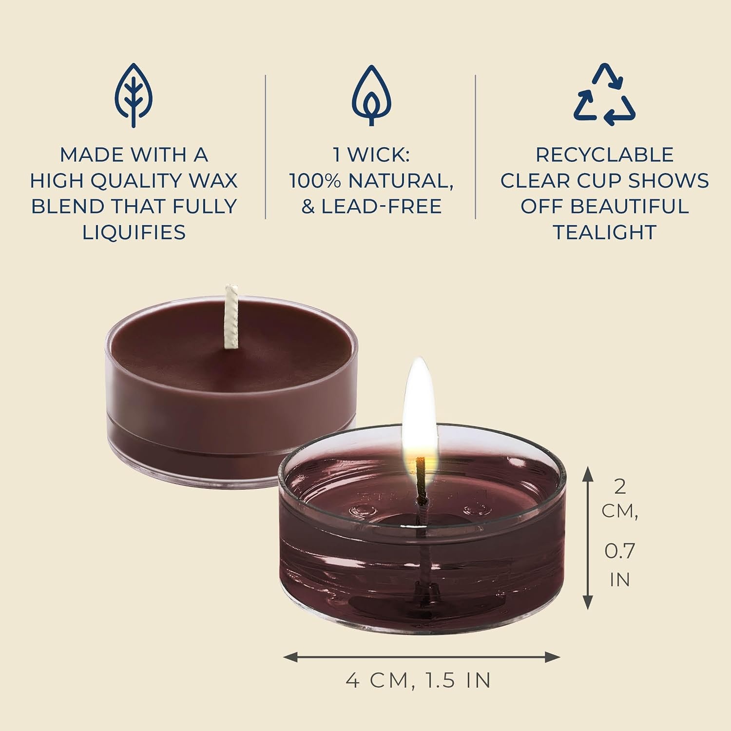 PartyLite Tea Lights Candles, Amber and Smoked Patchouli with Lavender ...